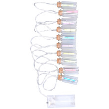 10 LEDs Kapsel Nachricht in einer Flasche Lichterkette Partygeschenke Dekoration für DIY Kunsthandwerk