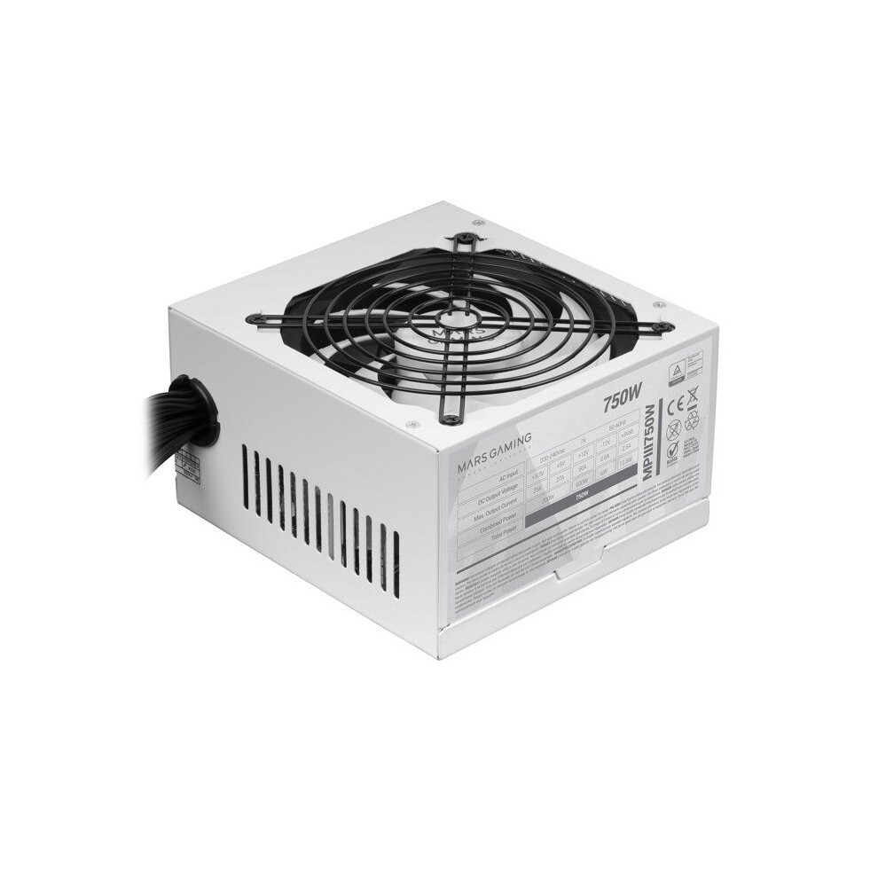 Mars Gaming Pc Power Supply - Mpiii750 - 750W - Silent Technology Ai-Rpm - 5 Years Warranty