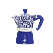 Cafeteira Moka Elétrica Bialetti 0005345 0 13L Azul/Branco Alumínio 3 Xícaras
