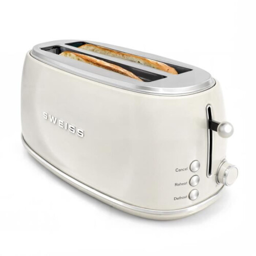 Vintage-Toaster - SWEISS - GRV8 - 2 Schlitze - 1500 W - Beige 1