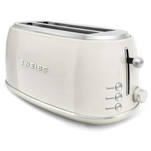 Vintage-Toaster - SWEISS - GRV8 - 2 Schlitze - 1500 W - Beige 2