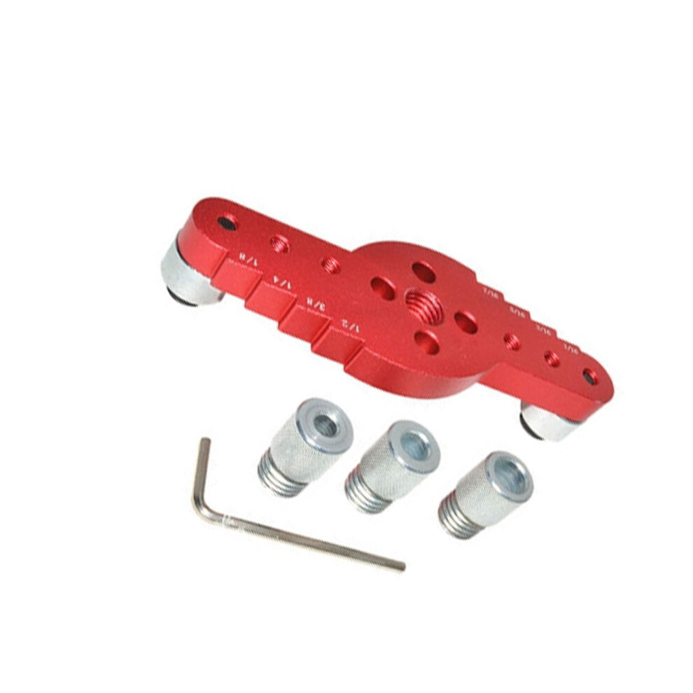(5pcs) Aluminum Alloy Woodworking Punching Locator Tool For Accurate Drilling