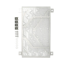 Ninja 250 300 400 Grille de radiateur en inox argenté