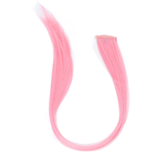 5 pezzi di extension per capelli clip-in rosa chiaro 55 cm/21,65 in 2