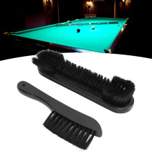 Billard 9 Zoll Poolbillardtuchbürste, 8,5 Zoll Railbürsten-Kit, Reinigungswerkzeuge mit Holzgriff zum Reinigen