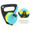 Bobina subacquea con fermo-pollice 46 m 13  14  5,3 cm giallo-blu 12