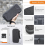 Camera Set Storage Bag Compatible with Insta360 GO 3 5