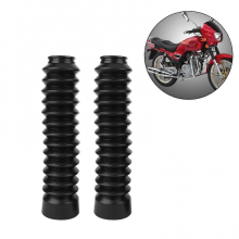 2x Universal Motorcycle Rubber Compatible withk Covers - Durable Front Compatible withk Gaiters Compatible with Bike Protection
