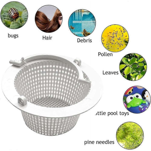 Pool Skimmer Basket Strainer Pool Replacement Skimmer Basket Pool Filter Basket Pool Skimmer Baskets Compatible with In Ground Pools 2
