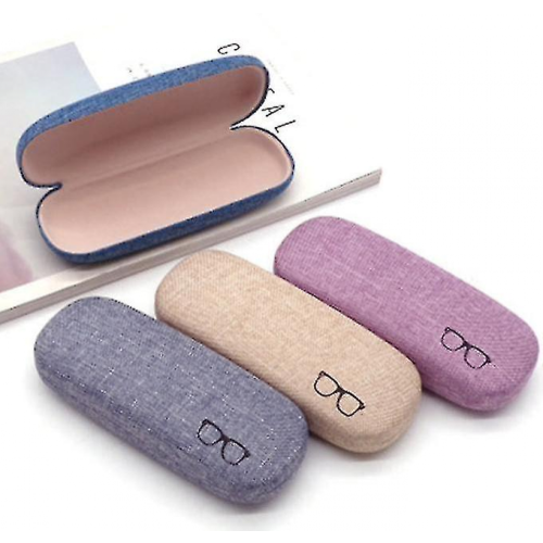 Boolavard Slanke aluminium brillenkoker | Lichtgewicht brillenkoker | Brillenbeschermhoes | Aluminium buitenschaal | Kliksluiting voor dames en heren (Zwart