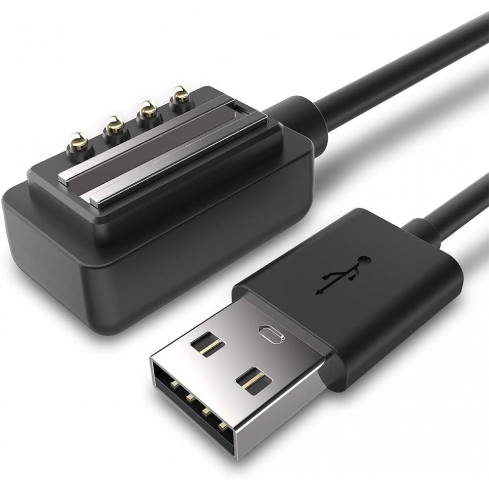 Charger Compatible With Suunto 9, D5, Spartan Ultra Hr, Spartan Sport Wrist Hr, Eon Core - Magnetic Usb Charging Cable 100Cm 6477056399060