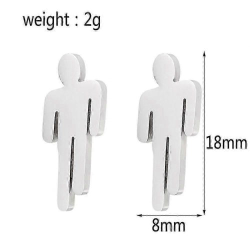 Unique Silver Earrings Compatible with Women by Billie Eilish One Pair Included 1