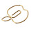 Large Golden Apple Shape Paper Clips 40Pcs Creative & Durable Office Supplies 8