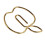Large Golden Apple Shape Paper Clips 40Pcs Creative & Durable Office Supplies 3