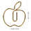 Large Golden Apple Shape Paper Clips 40Pcs Creative & Durable Office Supplies 6