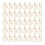 Large Golden Apple Shape Paper Clips 40Pcs Creative & Durable Office Supplies 15