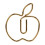 Large Golden Apple Shape Paper Clips 40Pcs Creative & Durable Office Supplies 4