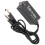 D15 DAC Plug & Play, 1m cable negro para TV/Set-Top 6