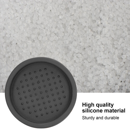 Silicone Coffee Tamper Mat 7.5cm Portable Heat-Resistant Black 2