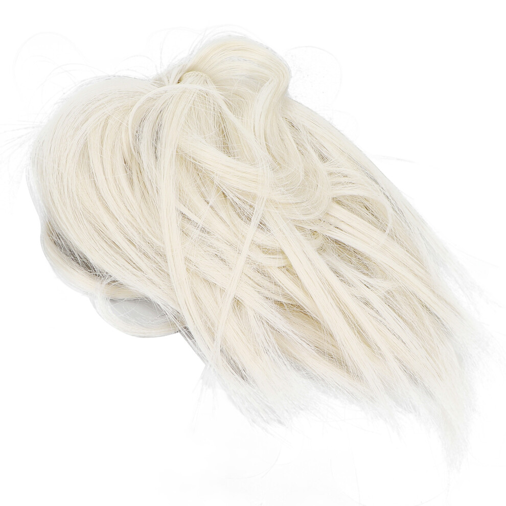 Unisex Messy Bun Hairpiece For Women, Synthetic Updo Ponytail, Q17-60#