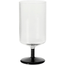Glass Wine Glass, Square White Wine Glass, Modern Crystal Stemware