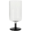 Glass Wine Glass, Square White Wine Glass, Modern Crystal Stemware 1