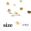 Earring Backs Stoppers Gold Replacement Secure Ear Locking compatible with Stud Earrings 5