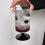 Glass Wine Glass, Square White Wine Glass, Modern Crystal Stemware 4
