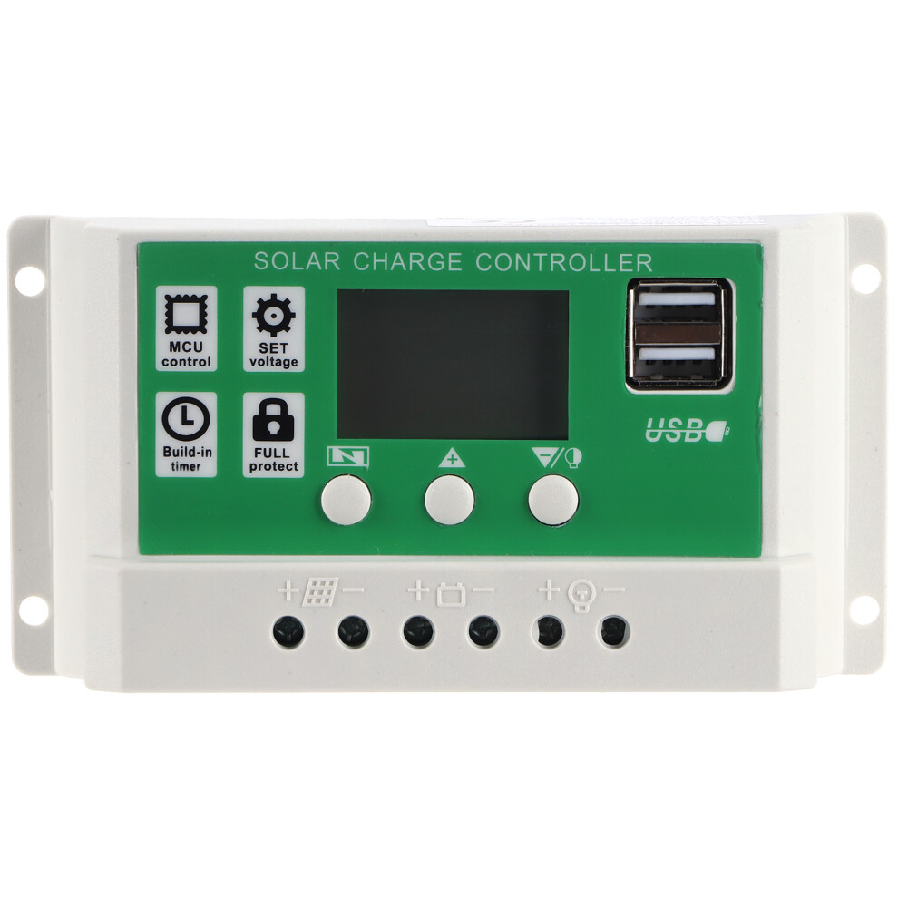 20A 12V 24V Lcd Display Solar Charge Controller 9387669052528