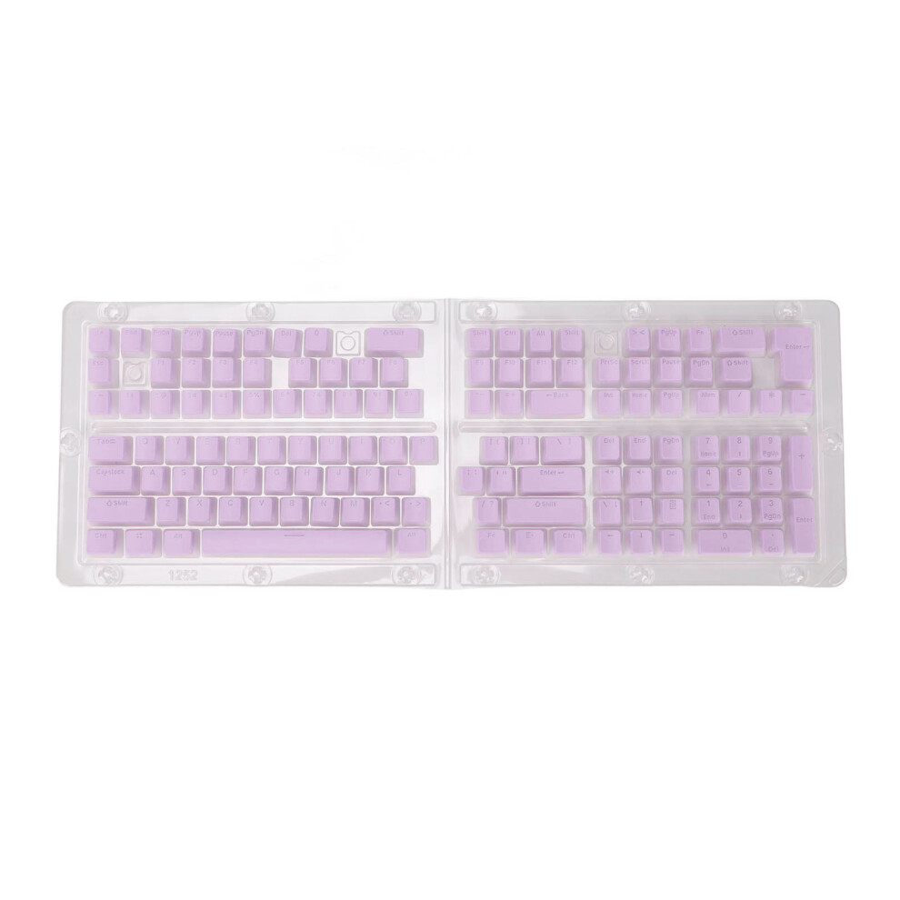 Pbt Pudding Keycaps 129 Keys Translucent Oem Purple 9387669053044