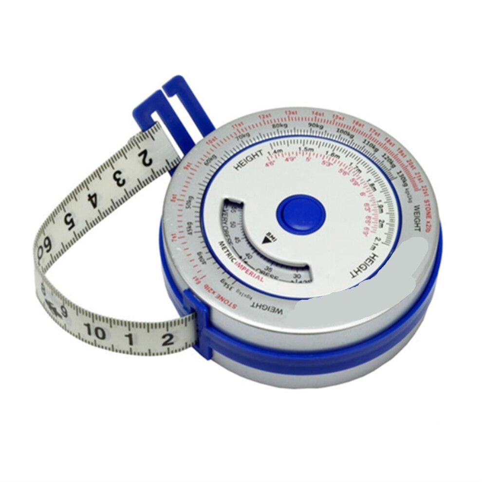 Body Tape Measure For Body Mass Index, Flexible Retractable Locking Tape Measure, 60 Inch Sewing Measuring Tool 6482260716404