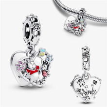 (A996-W) 2025 925 Sterling Silver Women's Pendant, Magical Beads Suitable For Original Brand 1:1 Logo Created Bracelets, Fashionable Jewelry, Bestsellers, New