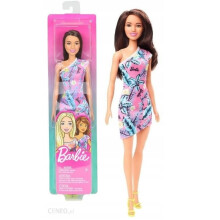 Barbie Flower Dresses Pink Dress And Blackhair Fashion Doll Mattel
