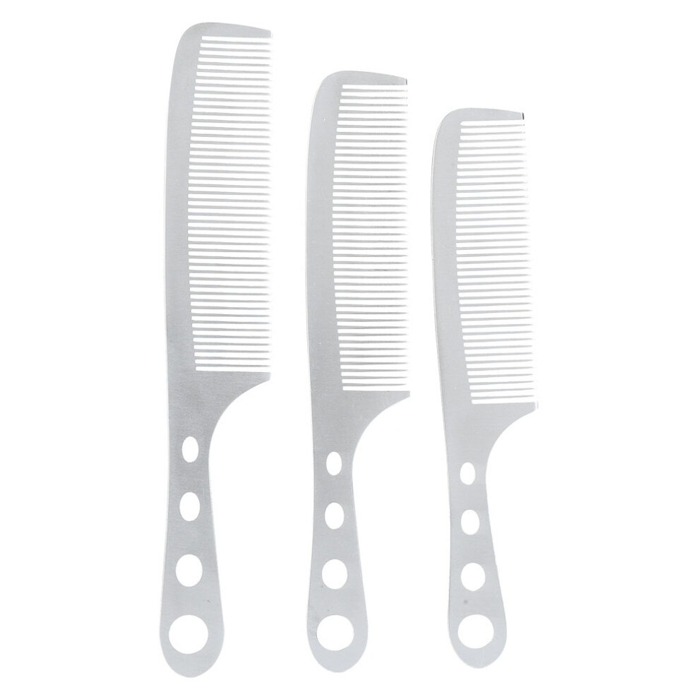 3pcs Professional Men Hairdressing Comb Portable