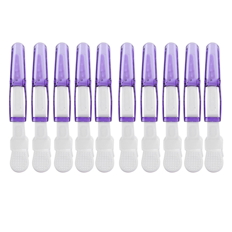 Unisex 10Pcs Duckbilled Clip Hair Partition Hairdressing