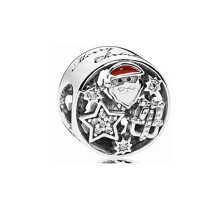 (SS1693) 2025 Christmas Tree Reindeer Gingerbread Man Charm Beads Fit Original 925 Sterling Silver Pendant Bracelet DIY Jewelry Christmas Gift