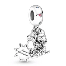 (SS1316) 2025 Christmas Tree Reindeer Gingerbread Man Charm Beads Fit Original 925 Sterling Silver Pendant Bracelet DIY Jewelry Christmas Gift