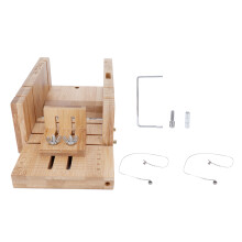 Practical Adjustable Bamboo Soap Cutter Bread