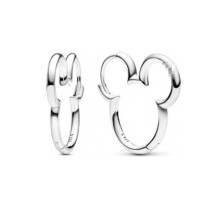 (7) 2025 Fashion New Original Brand 1:1 Logo 925 sterling silver star Mickey rose gold earrings, bow jewelry, ladies' romantic gift