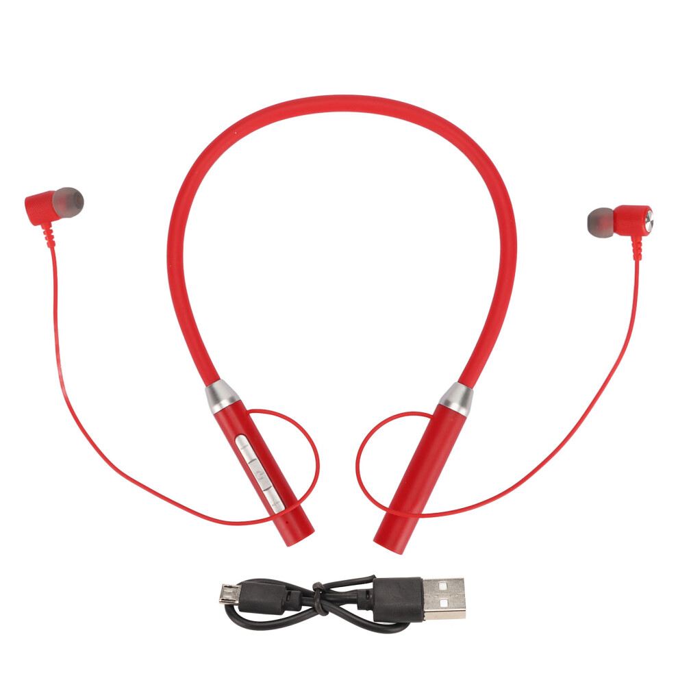 Neckband Earbuds Wireless Bluetooth 5.2 Ipx5 Red 9387669053341