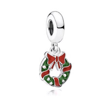 (SS0030) 2025 Christmas Tree Reindeer Gingerbread Man Charm Beads Fit Original 925 Sterling Silver Pendant Bracelet DIY Jewelry Christmas Gift