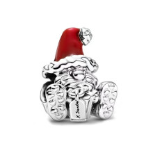(SS0409) 2025 Christmas Tree Reindeer Gingerbread Man Charm Beads Fit Original 925 Sterling Silver Pendant Bracelet DIY Jewelry Christmas Gift