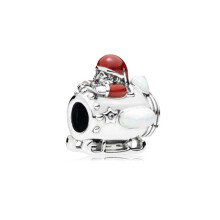 (SS0406) 2025 Christmas Tree Reindeer Gingerbread Man Charm Beads Fit Original 925 Sterling Silver Pendant Bracelet DIY Jewelry Christmas Gift