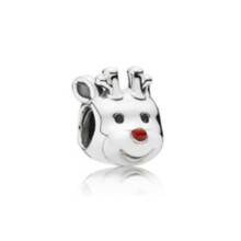 (SS1321) 2025 Christmas Tree Reindeer Gingerbread Man Charm Beads Fit Original 925 Sterling Silver Pendant Bracelet DIY Jewelry Christmas Gift