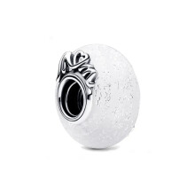 (B4357) 2025 New Original Brand Logo 1:1 925 Sterling Silver Flower and Leaf Cosmic Rainbow Charm Murano Glass Beads for Bracelet DIY Women Jewelry