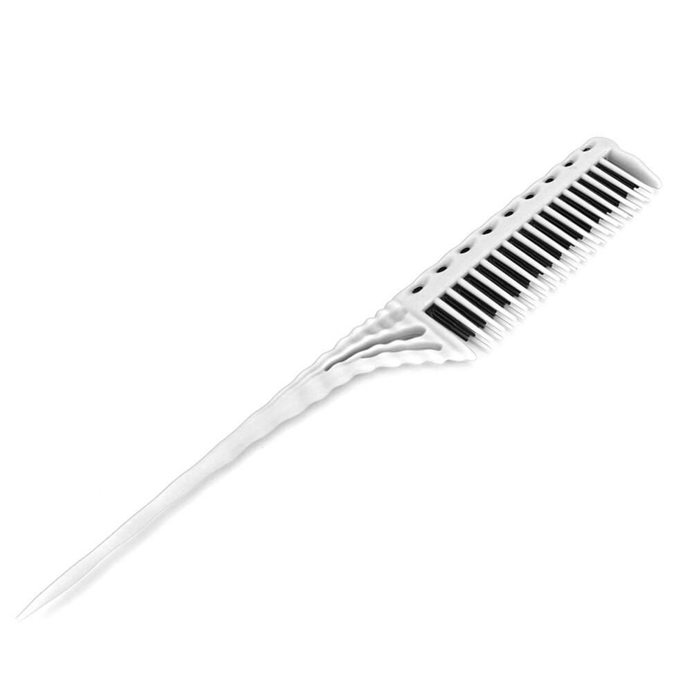 Unisex White Hair Care Hair Styling Modeling Comb Lightweight