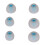 3 Size 6 Pcs Replacement Earplugs Soft Silicone 6