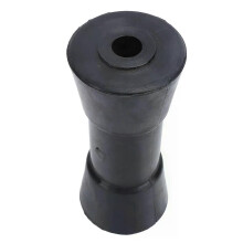 6 Zoll Marine Kielrolle Heavy Duty PU Schwarz Bootsanhängerrolle für Bootsanhänger
