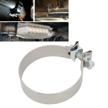 Universal-Entlüftungsband-Dichtungsklemmen Rostfrei Muffler-Klemme Hochhärte für Downpipe, Header, Manifold 4 Zoll
