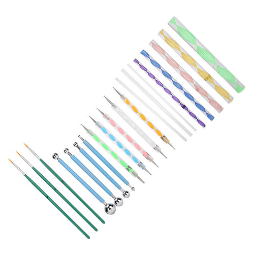 20pcs Dotting Tool DIY Ball Stylus Acrylic Rods 2